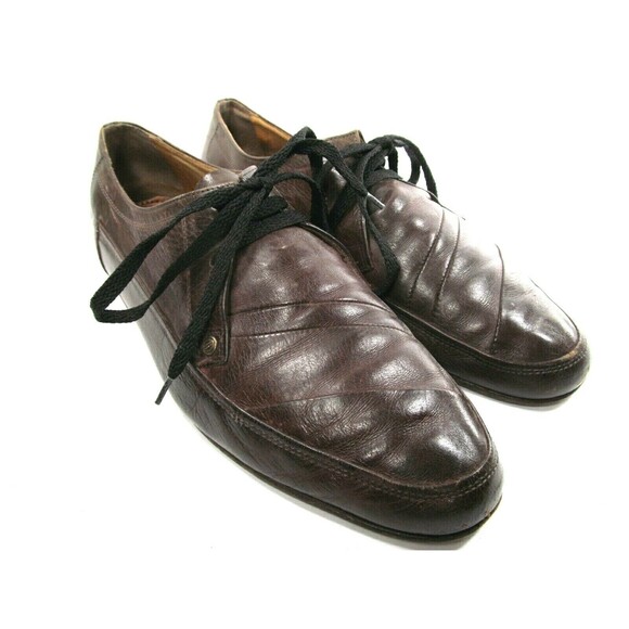 Gotthard Classic Lace Up  Brown Leather Vintage Shoes Mens Size US 10 - Picture 1 of 12